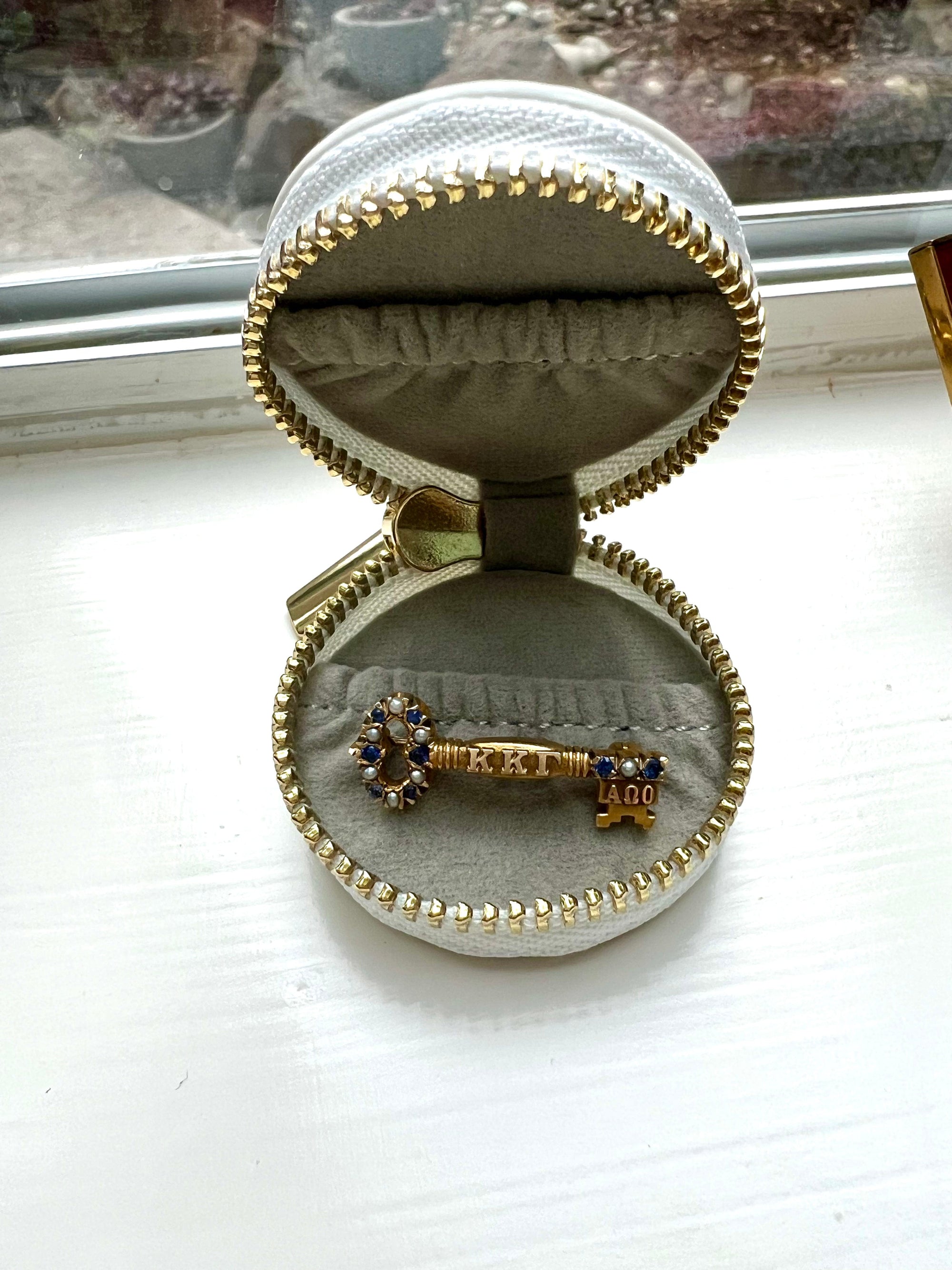 Alpha Phi Badge Holder