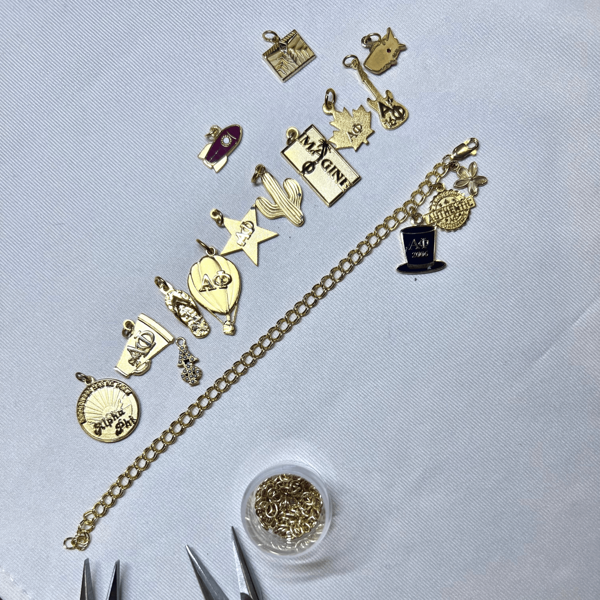 Custom Charm Bracelet Service