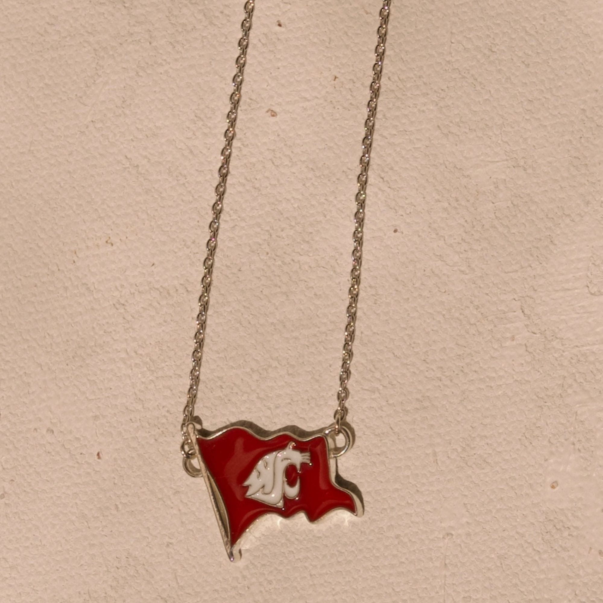 Ol' Crimson Flag Necklace