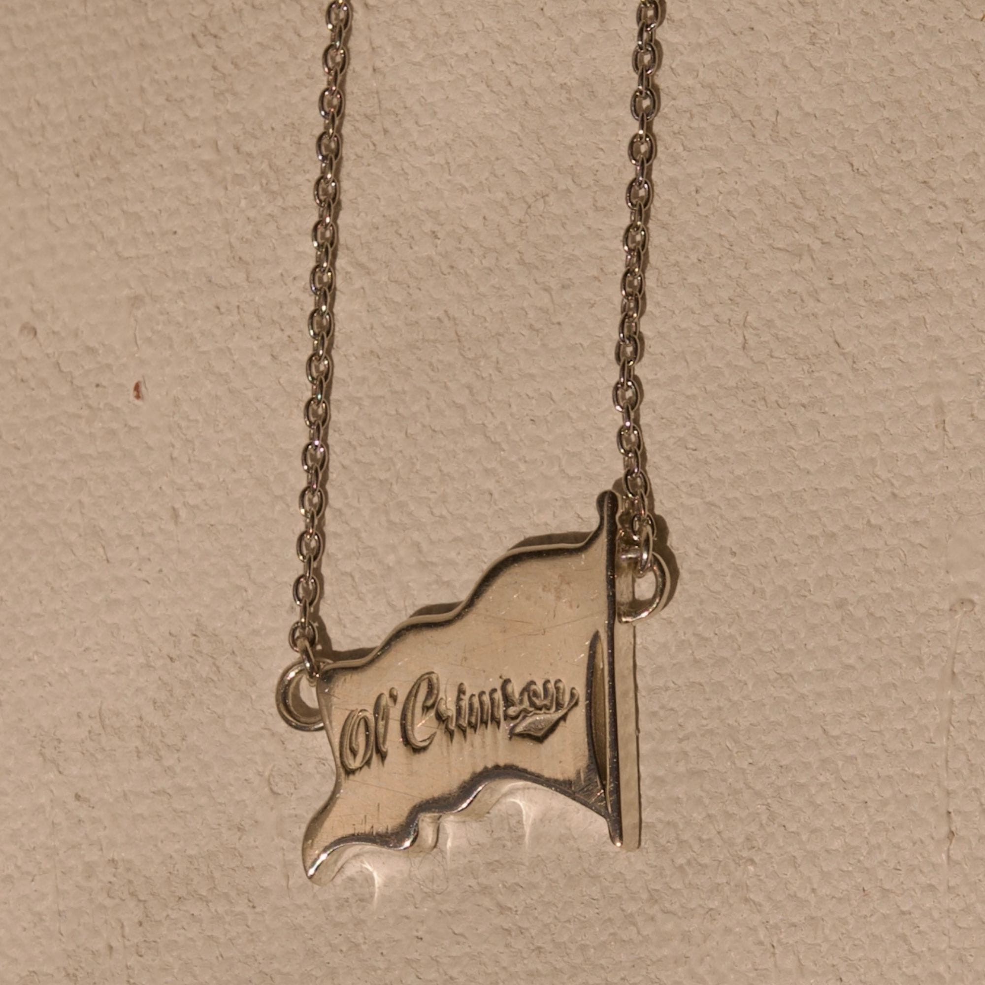 Ol' Crimson Flag Necklace