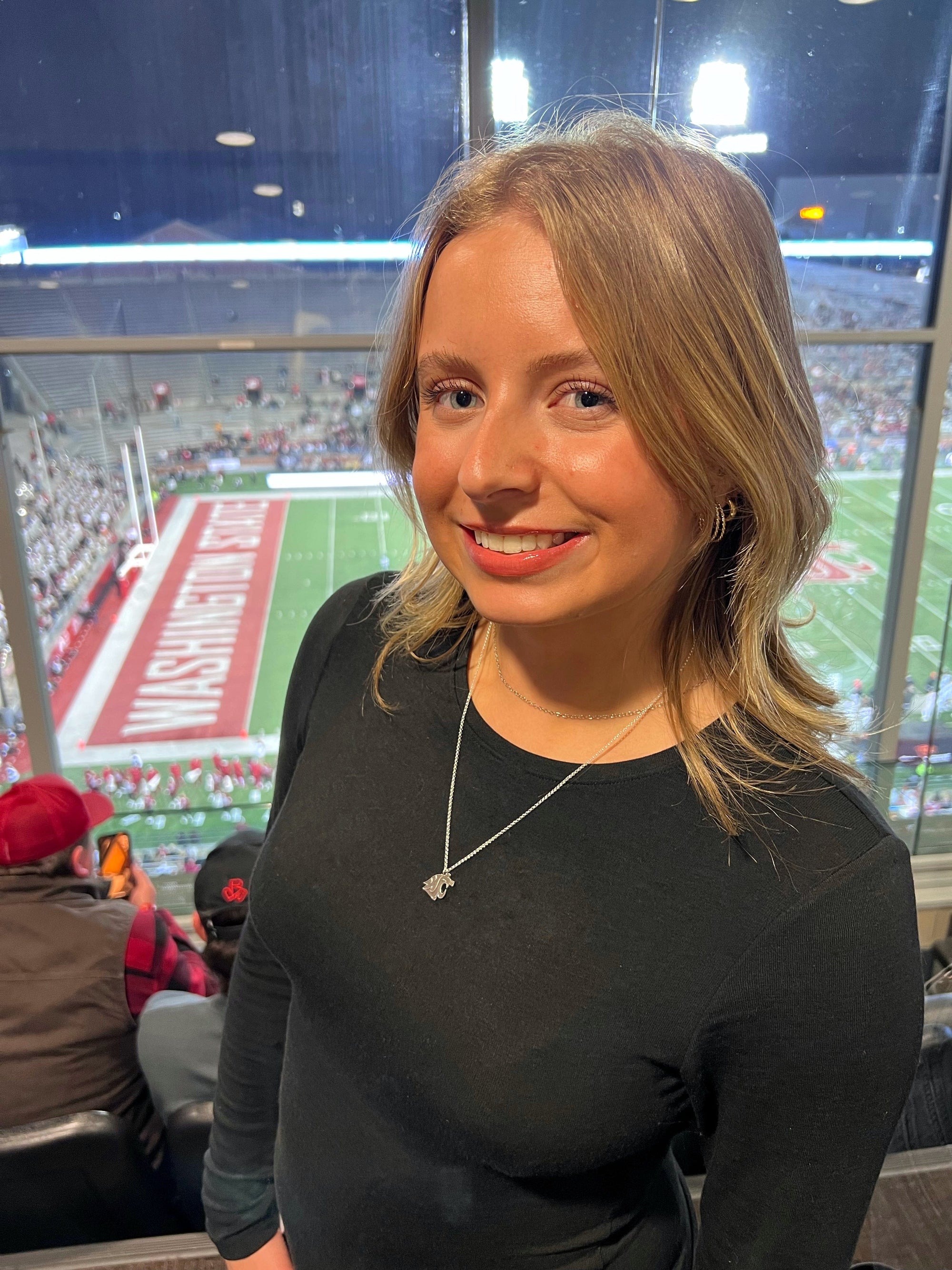 WSU XL Pendant Necklace Vintage Gray