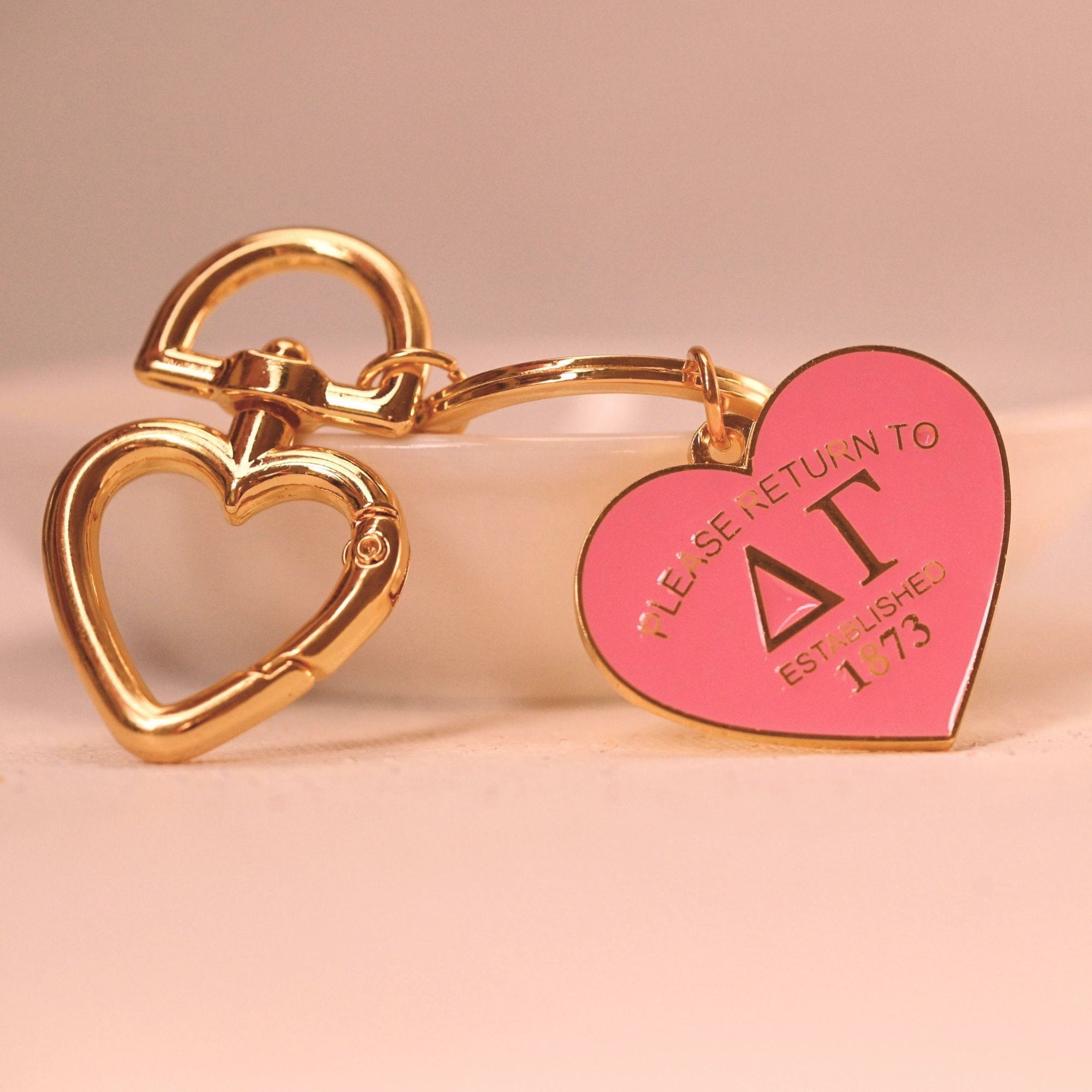 Return to Delta Gamma Keychain