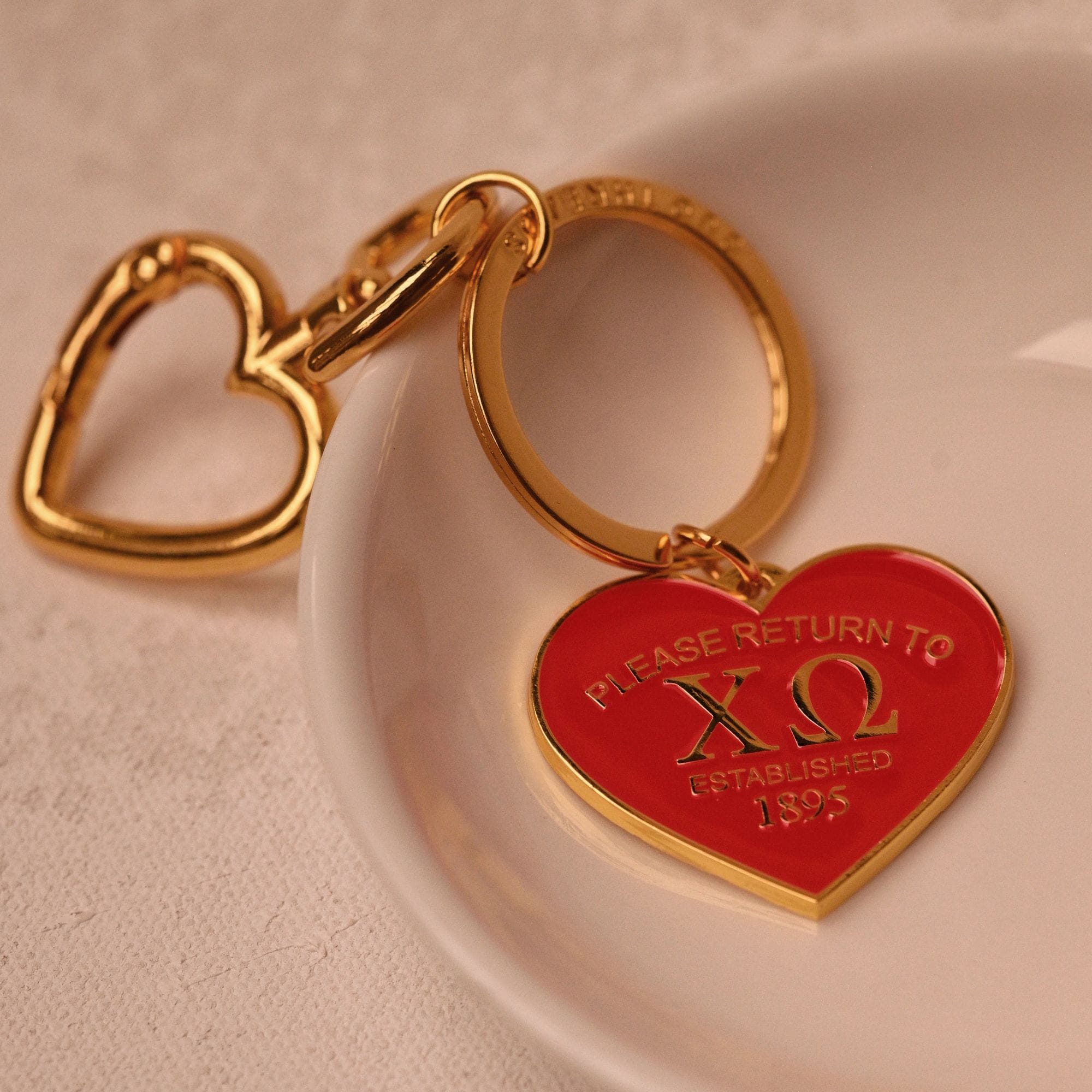 Return to Chi Omega Keychain