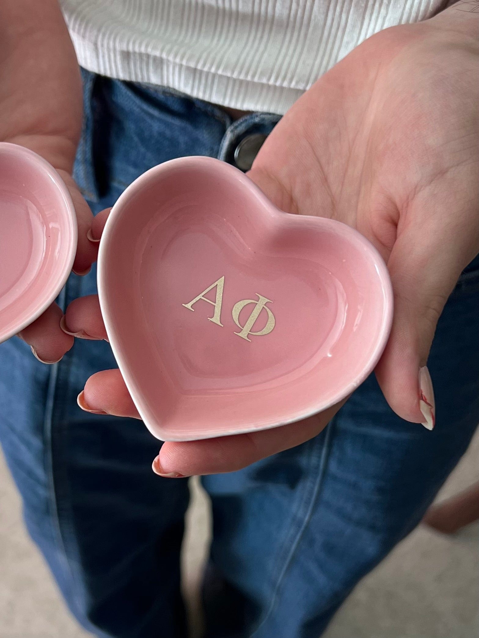 Sorority Heart Jewelry Dish